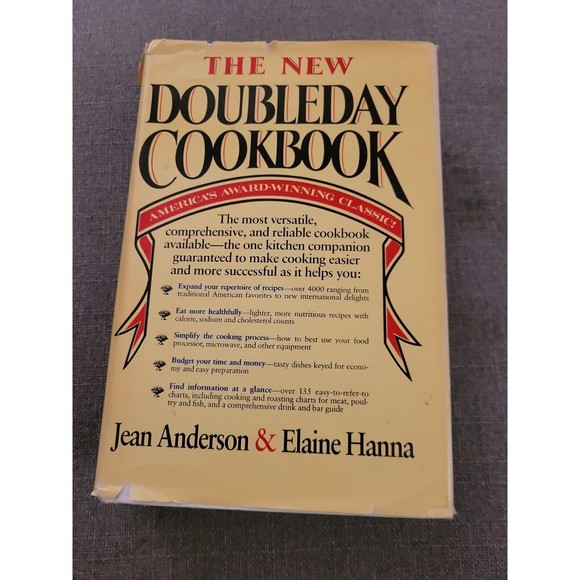 1985 The New Doubleday Cookbook hcdj book over 4000 recipes - Picture 1 of 11